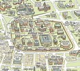 Harvard map - Map of Harvard university (United States of America)