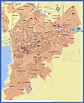 Santiago Map - ToursMaps.com