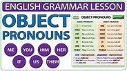 Object Pronouns in English - Me, You, Him, Her, It, Us, Them - Learn ...