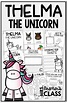 Thelma the Unicorn | Book Study and Craftivity | Unicorn books ...