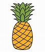 How to Draw a Pineapple | Pineapple drawing, Pineapple art, Pineapple