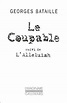 Le Coupable - L'Alleluiah - Georges Bataille - Babelio