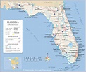 Map of Florida State, USA - Nations Online Project