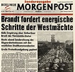 August 1961: So titelten Axel-Springer-Zeitungen zum Mauerbau - Bilder ...