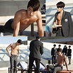 Hong Jong Hyun shows off his sculpted torso in "Enemies in Law 2" stills