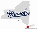 Map of Mineola, NY, New York