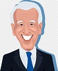 Retrato de desenho animado do presidente joe biden, png | PNGWing