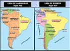 Mapa del Virreinato del Perú al iniciar y finalizar (1542-1824 ...