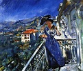 On the Balcony in Bordighera Lovis Corinth - 1912 | Corinth, Painting ...