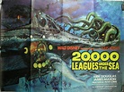 20,000 LEAGUES UNDER THE SEA, Original Jules Verne British Quad Movie ...