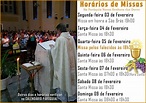 Horários de Missas « Paróquia Nossa Senhora das Dores