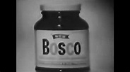 Bosco Products Company Bosco Chocolate Drink Mix 1960's TV Commercial ...