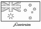 Printable Australia Flag Coloring Page - Coloring Home
