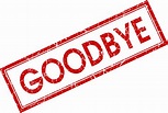 Goodbye PNG transparent
