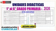 UNIDADES DE APRENDIZAJE PARA EDUCACIÓN PRIMARIA - MINEDU ...