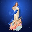 Immaculate conception Virgin Mary catholic advocacy 3486468 Vector Art ...