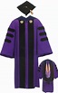 How To Put On A Cap And Gown Hood : Phd hood on deluxe phd gown (with ...