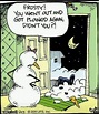 Frosty... | Funny christmas cartoons, Christmas humor, Funny snowman