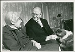 [Photograph of Eamon and Sinéad de Valera on their Diamond wedding ...