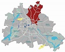 Pankow berlin map - Map of pankow berlin (Germany)
