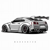 How To Draw A Gtr R35 - Draw easy