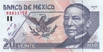 20 Mexican Pesos banknote (Series D) - Exchange yours for cash today