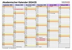 Akademischer Kalender 2024 2024 - Hanna Kikelia