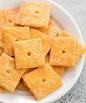 2 Ingredient Cheddar Crackers (Keto, Low Carb) - Kirbie's Cravings