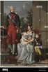 . Retrato de Luis de Etruria a la familia, su esposa, la Reina María ...