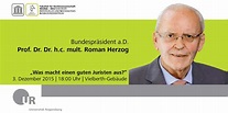 Roman Herzog zu Gast auf dem Regensburger Campus » Regensburg Digital