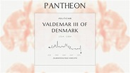 Valdemar III of Denmark Biography - King of Denmark from 1326 to 1329 ...