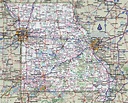 Missouri State Map With Cities And Towns - Map