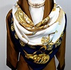 Hermes Silk Scarf Les Cavaliers D'Or Early Issue | Scarf, Scarf design ...