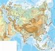 Diercke Weltatlas - Kartenansicht - Eurasien - physisch - 978-3-14 ...