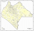 Mapa de division municipal de Chiapas | DESCARGAR MAPAS