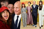 Woody Harrelson hits red carpet with wife and daughters