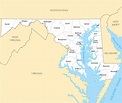 Printable Map Of Maryland Counties - Printable Word Searches
