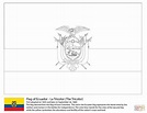 Bandeira Do Equador Para Colorir
