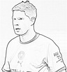 Kevin De Bruyne From Soccer Coloring Page - Coloring Home