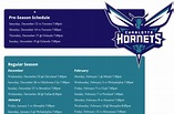 Printable Charlotte Hornets schedule for 2020-21 NBA season ...