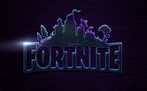 Download wallpapers Fortnite, logo, purple glitter logo, emblem ...