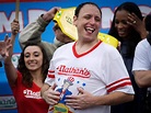 Not Seen on TV: Joey Chestnut Catches Protester in Chokehold During Hot ...