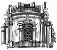 Baroque Architecture Drawing at PaintingValley.com | Explore collection ...