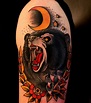 American Traditional Bear Tattoo - Tattoo Drawing Ideas | Traditional ...