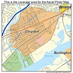 Aerial Photography Map of Croydon, PA Pennsylvania