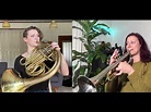 Frackenpohl duet, horn and trumpet. Feat. Kate Warren & Kate Amrine ...