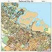 Redwood City California Street Map 0660102