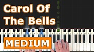 Carol Of The Bells - Piano Tutorial - YouTube