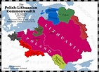 Poland-Lithuania at its height, 1575 : imaginarymaps