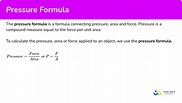 Pressure Formula - GCSE Maths - Steps, Examples & Worksheet
